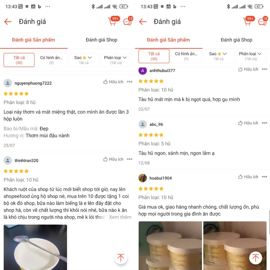 Đánh giá từ khách hàng 1