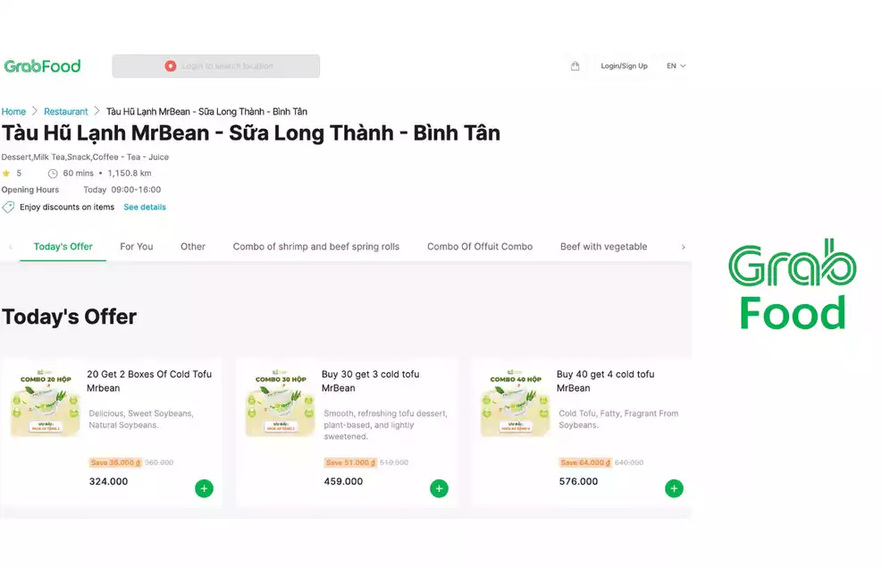 Hình cửa hàng GrabFood